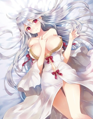 【2次】美しい銀髪の女の子の二次エロ画像 その4【銀髪】