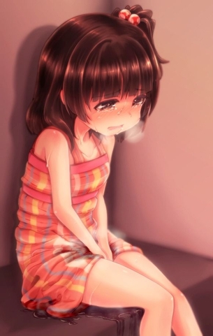 【おしっこ】おもらしや放尿をしている女の子たち その3【2次元】
