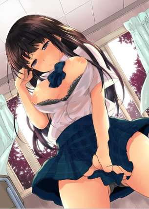 【スカート】ひらひらスカート姿の美少女達で萌える画像 その4【2次元】