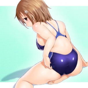 【水着】夏はまだだけど、競泳水着の美少女ってエロ萌えですよねー！【2次元】
