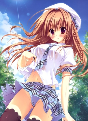 【おへそ】美少女達のおへそ、お腹をついつい見ちゃうへそ出し画像 その9【2次元】