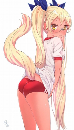 【ブルマ・H画像】ブルマとかいう体操服を着た女の子がエッチ♥【二次画像.cos】