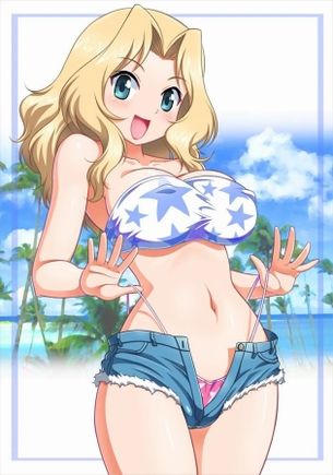 【ホットパンツ・エロ画像】美脚の女の子が短パンやショートパンツを穿いてる脚フェチがムラムラ画像♥【二次画像.cos】