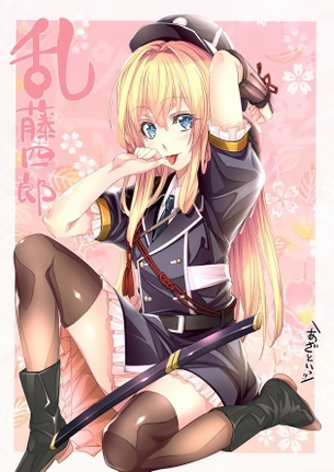 【ニーソ・H画像】ニーソックスがお肉に食い込むエッチな女の子にチンピク♥【二次エロ画像.cos】その2