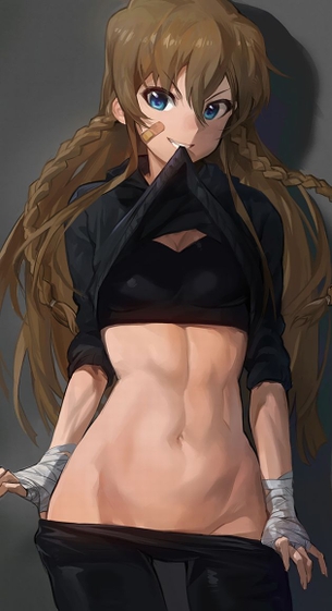【スパッツ.エロ画像】むちむち下半身の女の子が穿くスパッツのエロさ♥【二次.画像】