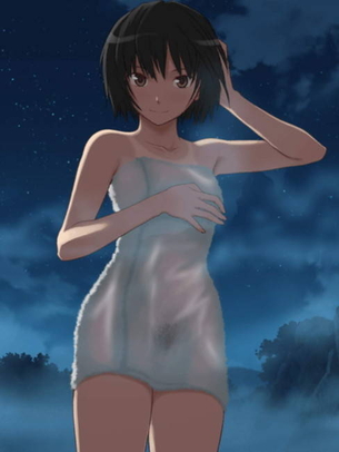 濡れ透けの二次エロ画像