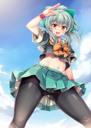 【二次・ZIP】メロンちゃんこと艦これ夕張ちゃんの可愛い画像まとめ100枚