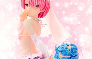 『Re：ゼロから始める異世界生活』ラムのエロすぎるウェディング姿のエロフィギュア！