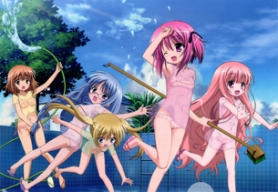 【スケコラ】アニメヒロインの服や水着が透けて見えちゃってるエロコラ画像 第3弾【透視コラ】