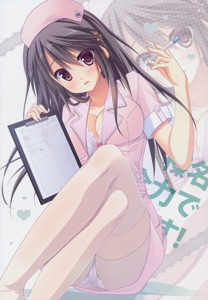 【2次】付きっ切りでいろいろ看病されたいナース服姿の美少女二次エロ画像 その11【ナース】