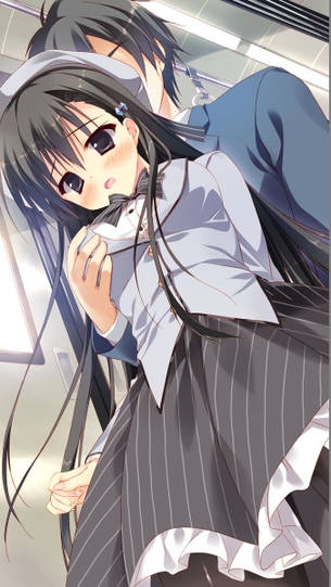 痴漢のチンポになんか負けない!!! でも気持ちよくなっちゃってるエロ画像