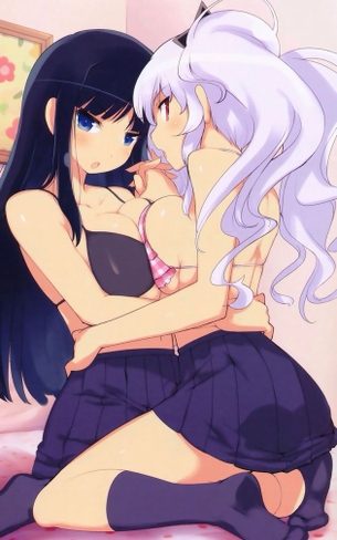 【百合・H画像】百合カップルによるソフトなイチャラブ百合レズ画像♥（萌え画像）【二次萌え.moe】その3