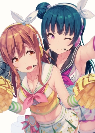 【2次】いろんなトコロが元気になっちゃう可愛いチアガールの二次エロ画像 その5【チアガール】