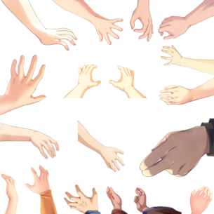 【エロコラ素材】エロコラに使える「手」素材 その2