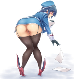 ノーパンにガーターベルトって最強にエロくない？part7