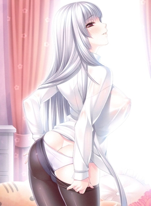 【2次】美しい銀髪の女の子の二次エロ画像 その7【銀髪】