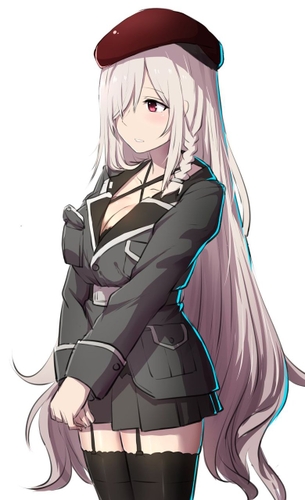 【2次】前髪で片目が隠れちゃってる女の子の可愛い二次エロ画像 その5【片目隠れ】