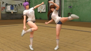 【DEAD OR ALIVE（DOA）】霞（かすみ）の3DCGエロ画像 その1