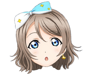 【自作剥ぎコラエロコラ】ラブライブ!サンシャイン!!渡辺曜ちゃんのダブルピースエロコラ作成