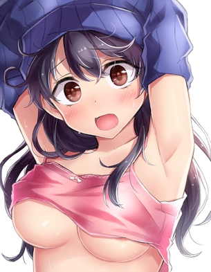 【2次】下からタプタプしたくなる良き下乳をした女の子の二次エロ画像 その14【下乳】