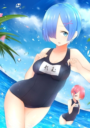 【2次】スク水姿が眩しくて可愛い女の子の二次エロ画像 その19【スク水】