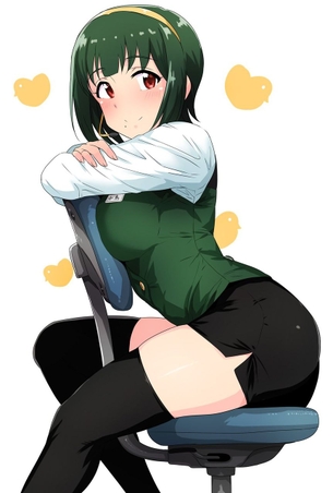 【2次】スリットの入った服を着ている太ももがエロい女の子の二次エロ画像 その2【スリット】