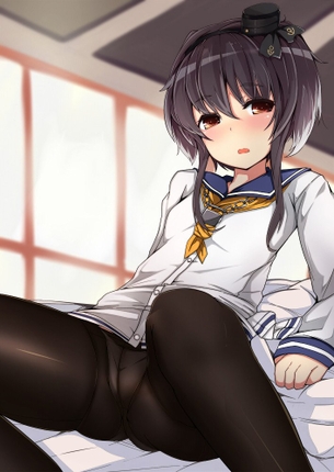 【2次】美脚が強調されるストッキング姿の美少女二次エロ画像 その4【ストッキング】