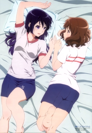 【響け！ユーフォニアム2】ふとももが美しい剥ぎコラ画像と厳選エロ画像 第9弾
