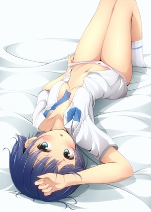 【2次】衣服が乱れて半脱ぎになっちゃってる女の子の二次エロ画像 その10【半脱ぎ】