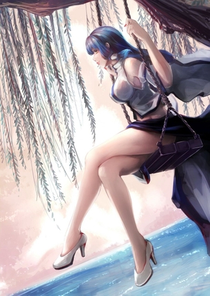 【2次】ご褒美に踏んでほしい美脚っ娘の二次エロ画像 その4【美脚】
