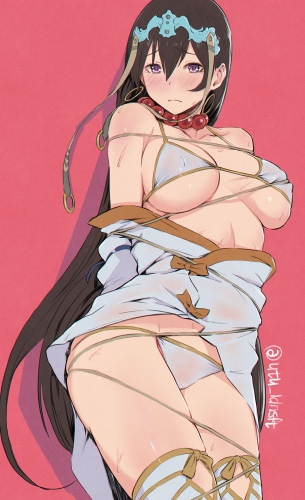 【2次】身体を縛られちゃってる女の子の二次エロ画像  その10【 拘束・束縛 】