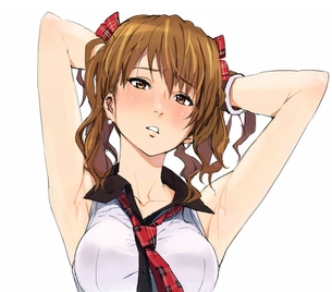 【2次】 ワキ が見えちゃってる女の子の二次エロ画像 その8【ワキ】