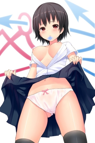 【2次】 コンドーム を持ったりしてるエロエロしい女の子の 二次エロ画像  その17【コンドーム】