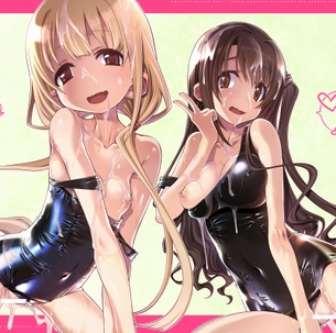 【2次】 スクール水着 を着た可愛い女の子の 二次エロ画像  その20【スク水】