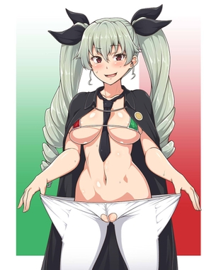 【二次エロ】 アンチョビ姉さんにHなことを指導してもらう画像まとめ	(ガールズ&パンツァー)