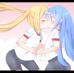 【百合】女の子同士でイチャイチャしちゃってるレズエロ画像 その12【2次元】
