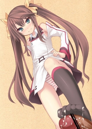 【足コキ】美少女の足だけでイかされる！ちんちんを足コキされるエロ画像 その20【2次元】