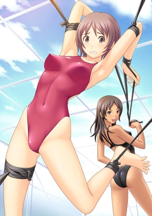 【二次SM】拘束されて身動きできない女の子の画像