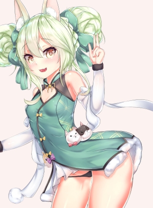 【2次】 緑色の髪 をした女の子の二次エロ画像 その7【緑髪】