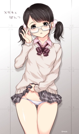 二次元 メガネっ娘のエロ画像まとめ＃2 70枚