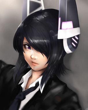 【2次】前髪で片目が隠れちゃってる女の子の可愛い 二次エロ画像  その13【片目隠れ】