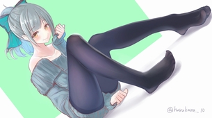 【2次】 ストッキング やタイツを穿いた美少女二次エロ画像 その8【ストッキング】