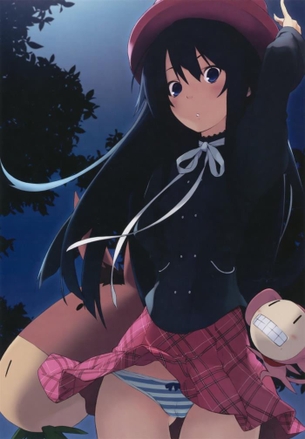 縞々パンツが可愛い二次元エロ画像その2 50枚