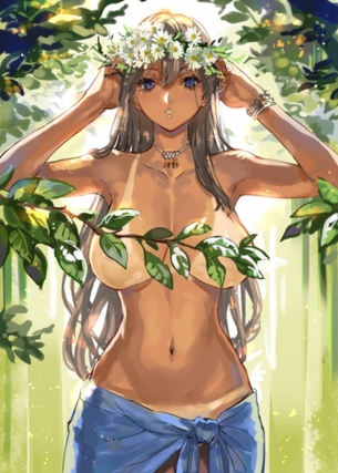【二次】日焼け・褐色美少女のエロ画像詰合せ【50枚】その2
