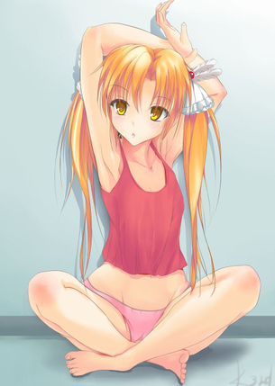 【腋】わきも性感帯！腋をみせてくれてるエロい女の子 その2【2次元】