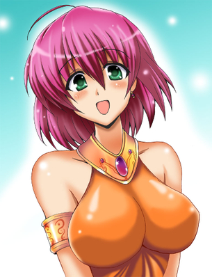 巨乳な二次元女の子画像