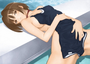 スク水でエッチしたい二次元女の子画像