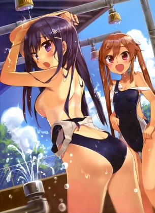 【二次・エロ画像】いまさらですが、スクール水着ってエロいよね？ その2