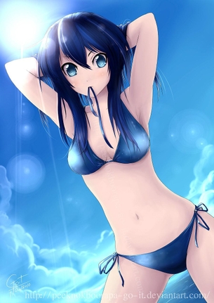 【二次・水着】厳選した美少女の水着エロ画像 その46