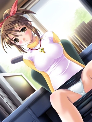 パンツを見せたい二次元女の子画像